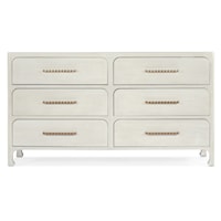 Casual 6-Drawer Dresser with Soft-Close Guides