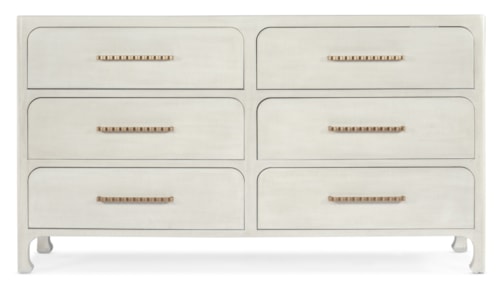 Casual 6-Drawer Dresser with Soft-Close Guides