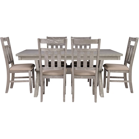 7 Piece Table & Chair Set