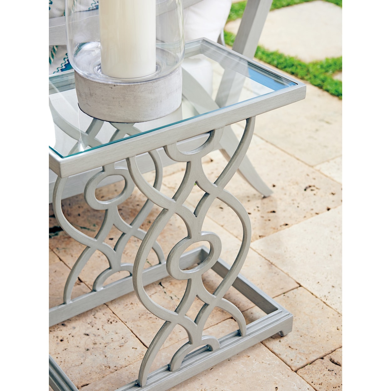 Tommy Bahama Outdoor Living Silver Sands Accent Table