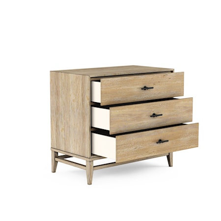 3-Drawer Bedside Chest