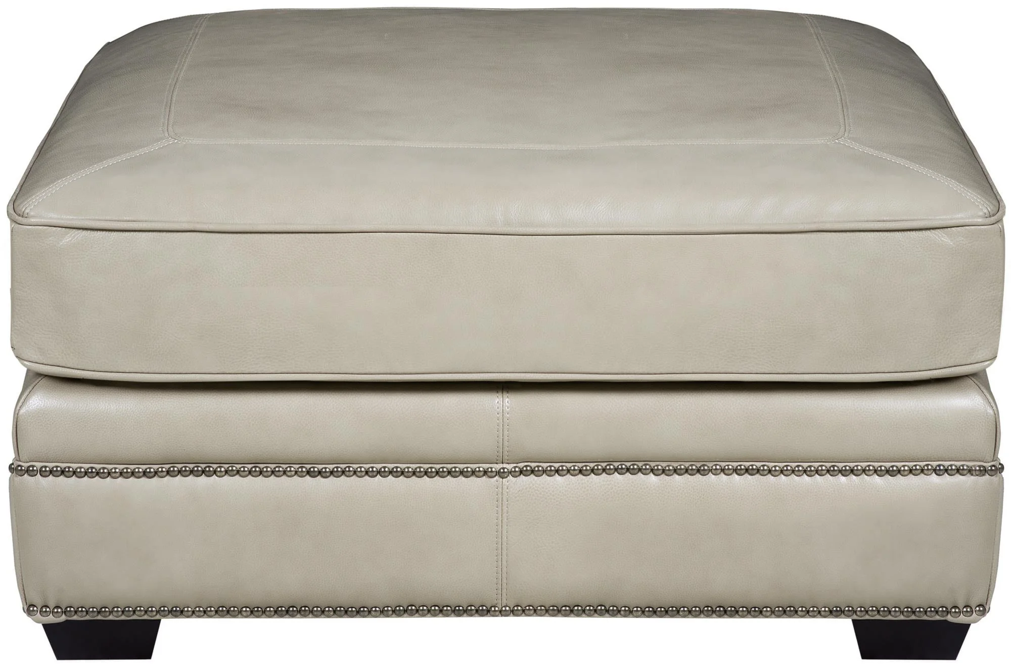 Bernhardt Bernhardt Living 7200LMO Grandview Leather Ottoman | Baer's ...