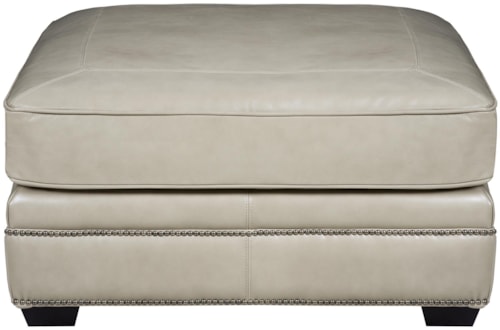 Grandview Leather Ottoman