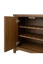 Flexsteel Statements Azalea Traditional Sideboard with Wine Glass and Bottle Storage