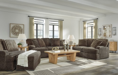 Casual 4-Piece Living Room Set