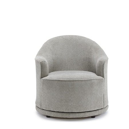 Transitional Accent Swivel Chair