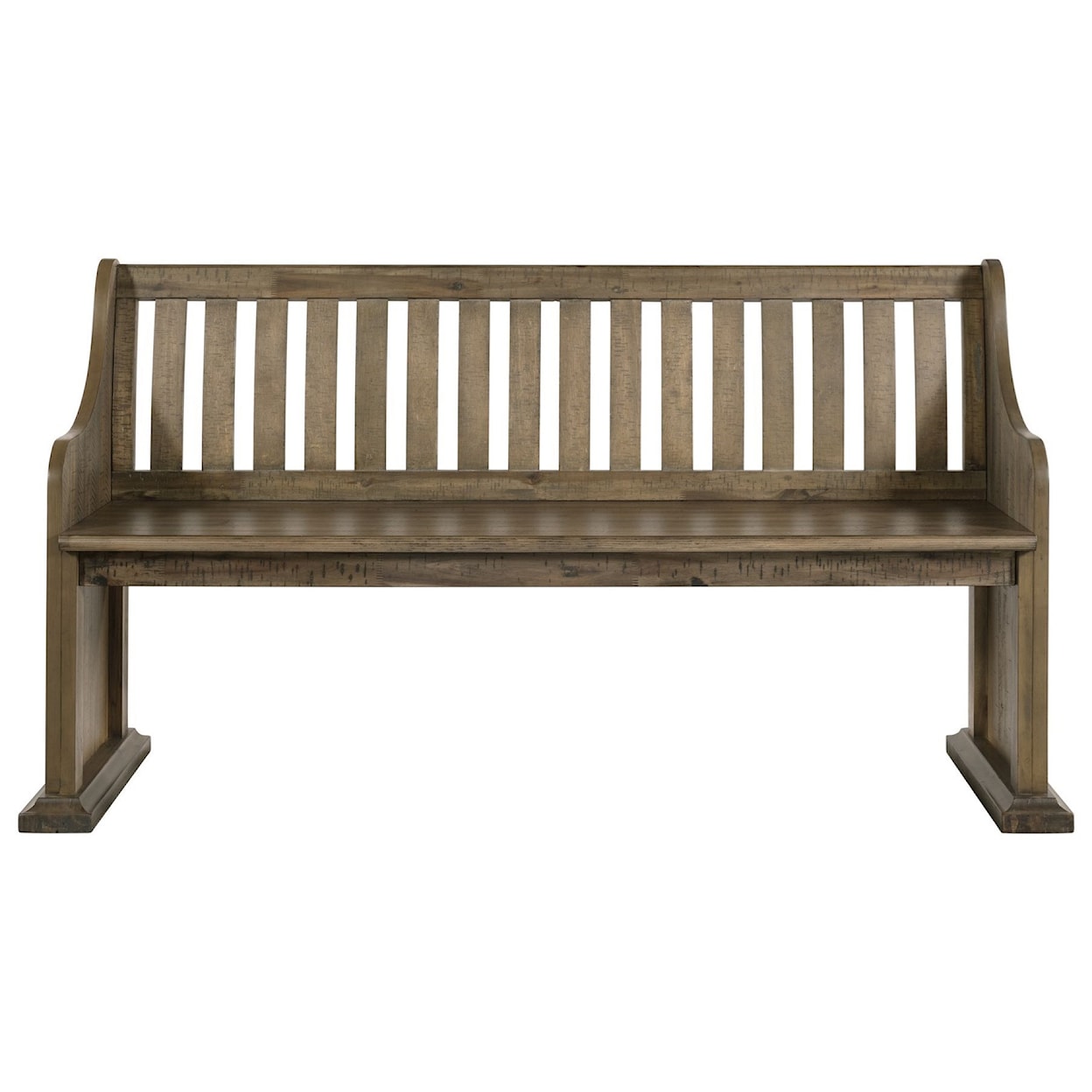 Elements International Stone Pew Bench