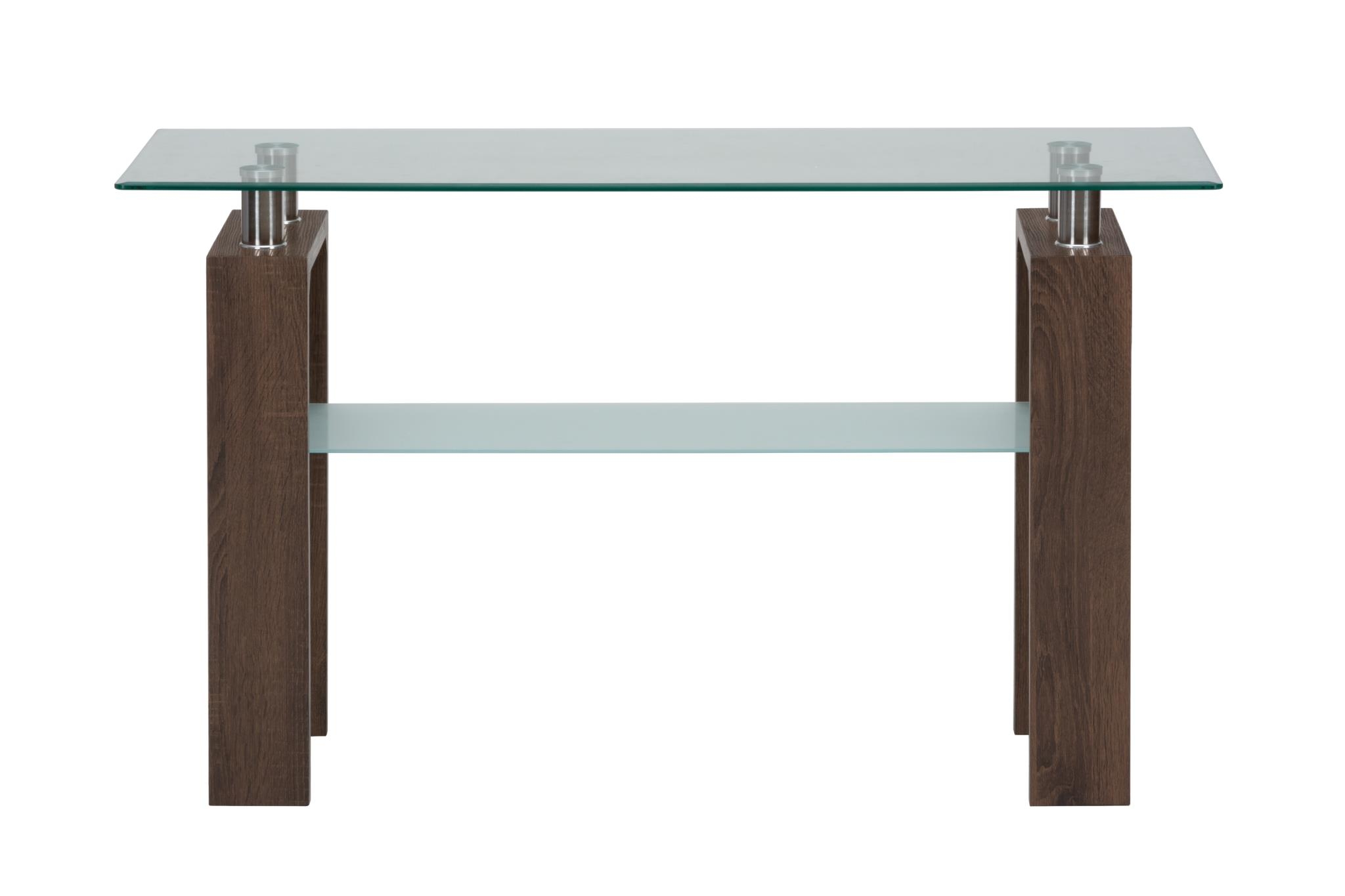 Sofa Table with  Glass Top