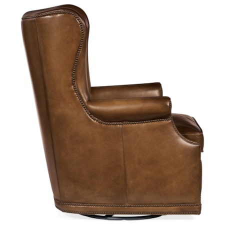 Wing Swivel Club Chair