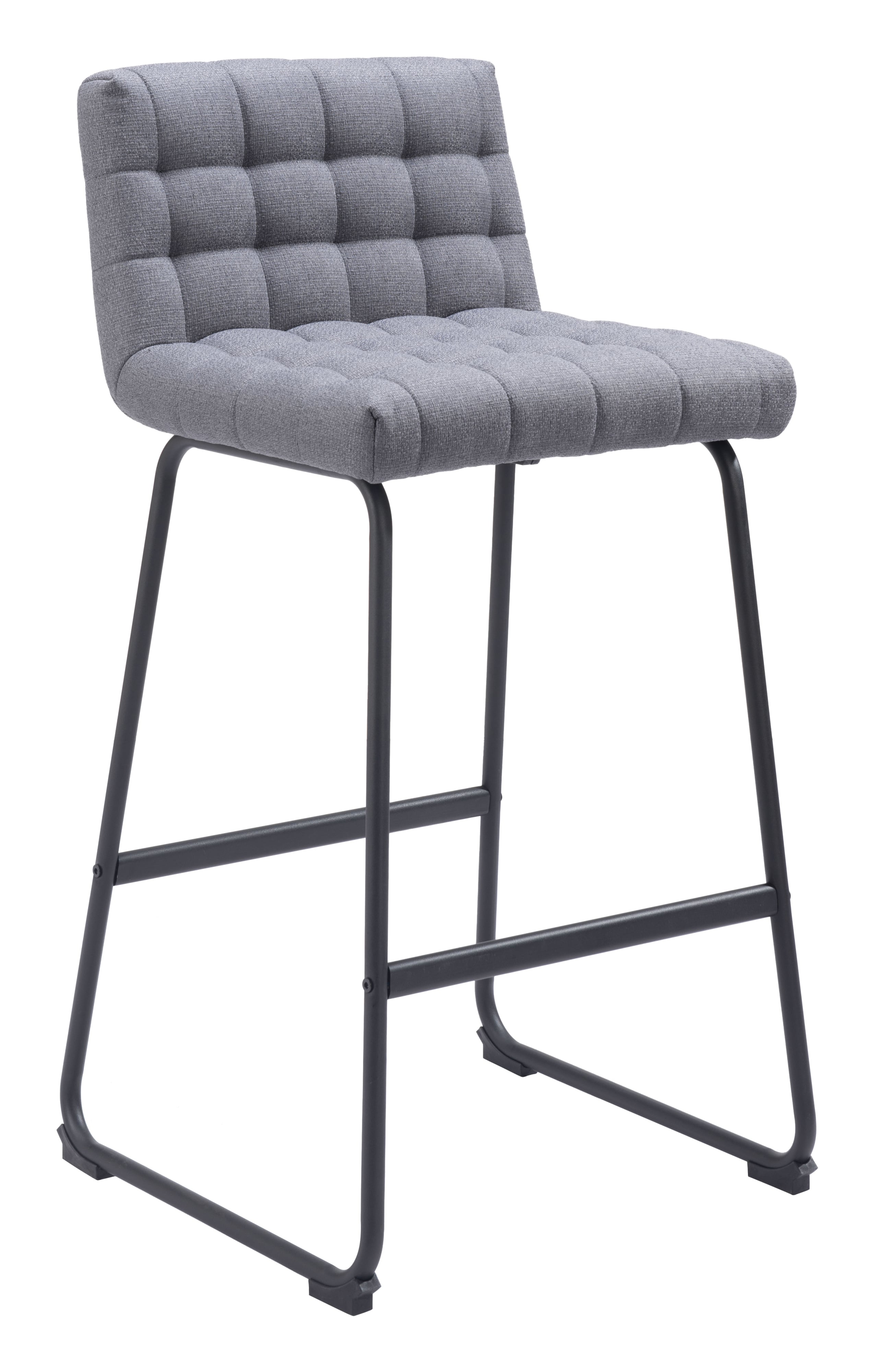 Zuo Pago Collection 110072 Contemporary Tufted Barstool Value City