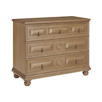 Cannes 3-Drawer Single Dresser