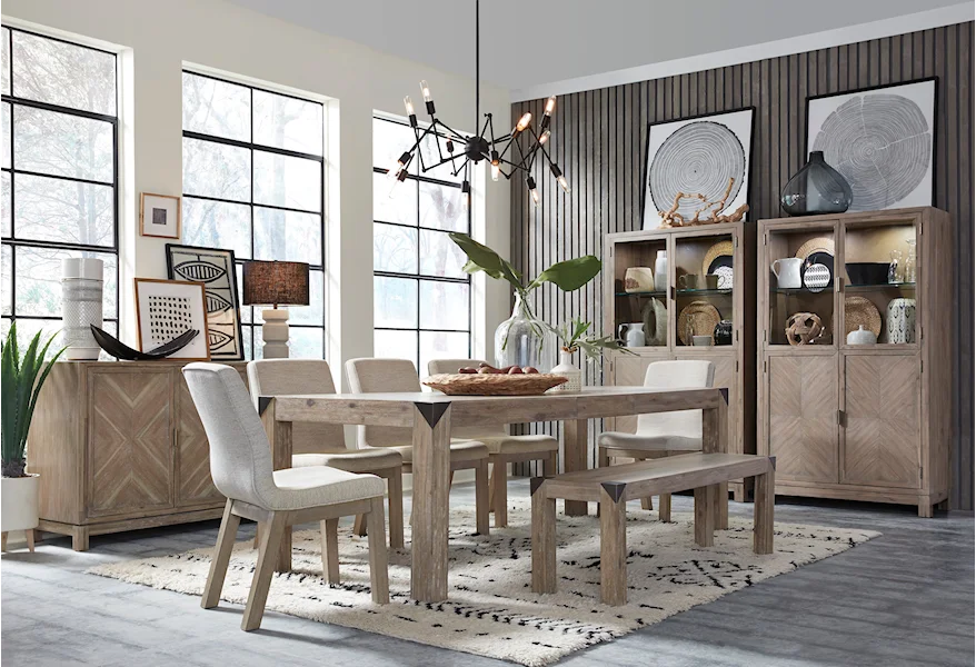 Ainsley Dining 7-Piece Dining Set by Magnussen Home at Furniture and More