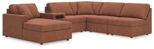 6-Piece Sectional With Chaise