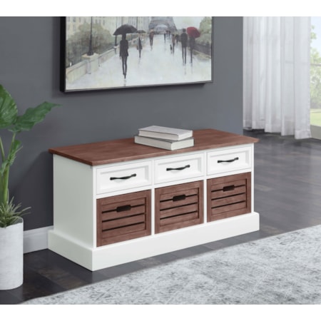 Alma 3-drawer Storage Bench