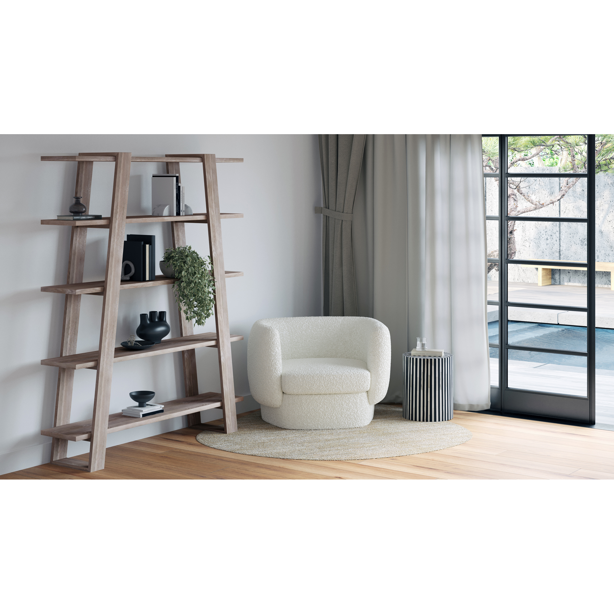 Moe's Home Collection Koba Koba Chair Maya White