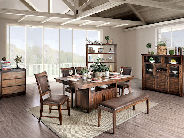 6 Pc. Dining Table Set