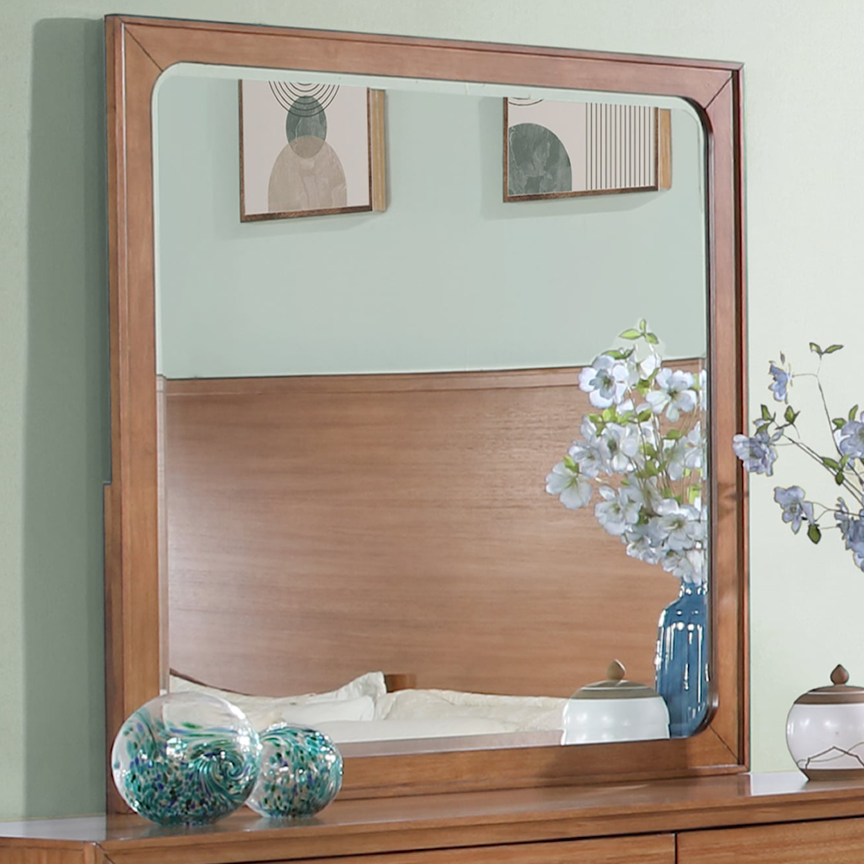 New Classic Silhouette Square Dresser Mirror