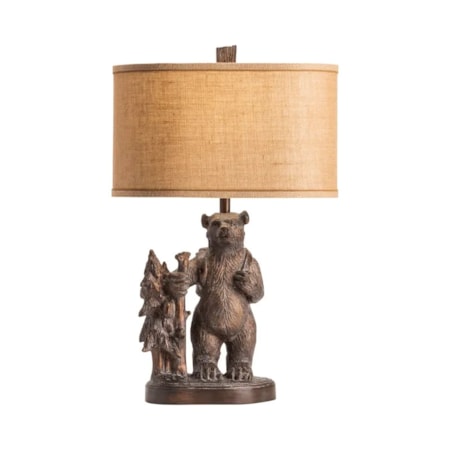 Trail Hike Bear Table Lamp