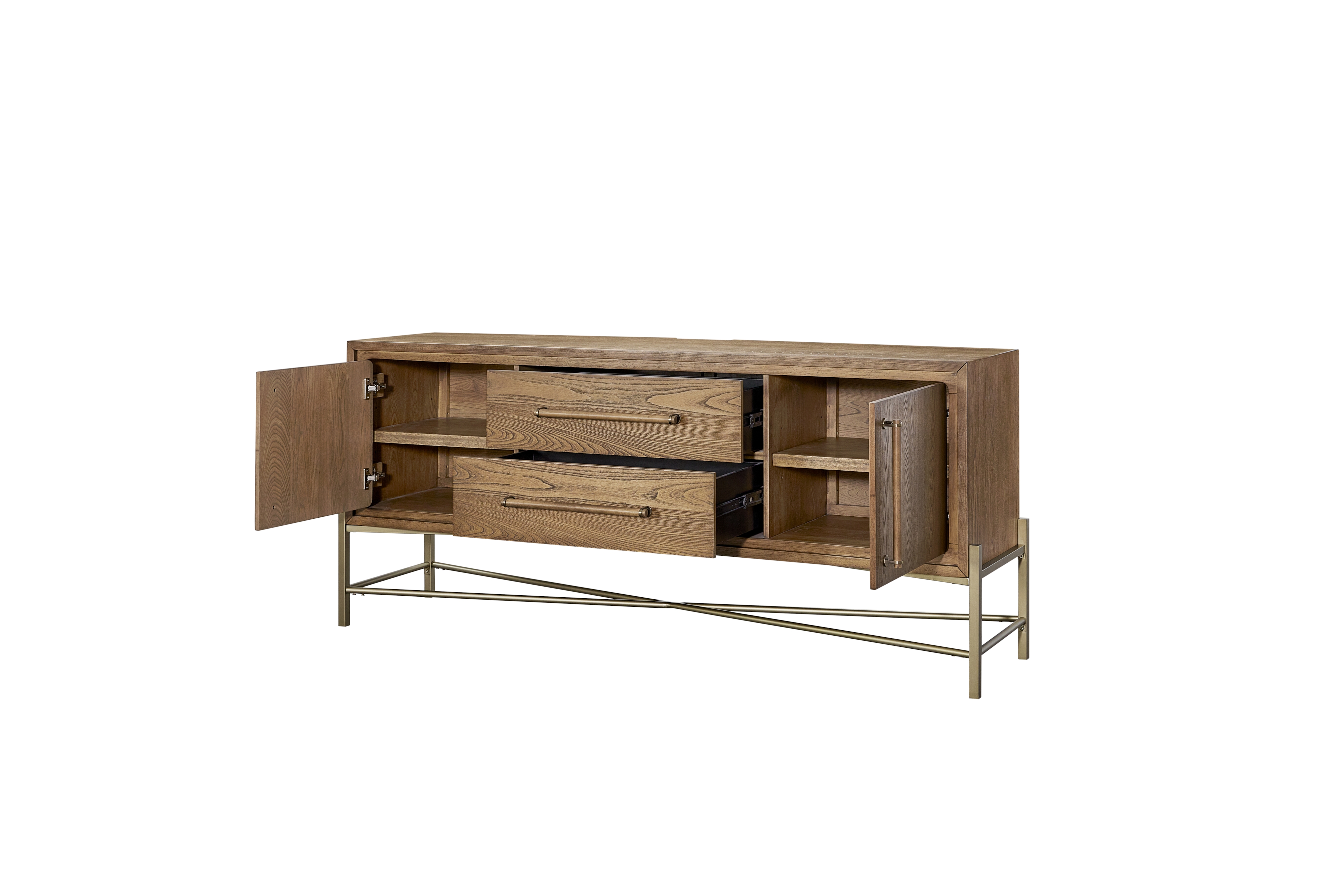2-Door Metal-Base Sideboard