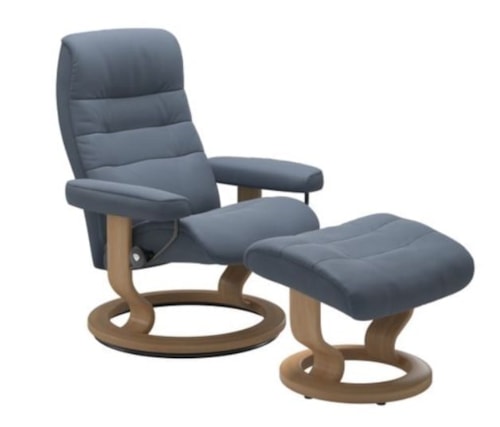 Large Opal Classic Chair & Ottoman