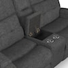 Flexsteel Strait Power Reclining Console Loveseat