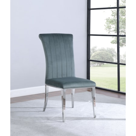 Beaufort Dining Side Chair Steel