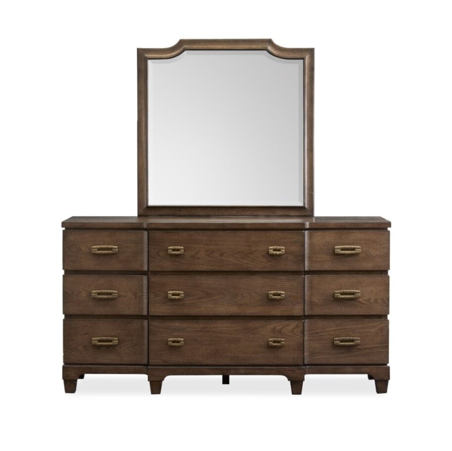 Dresser &amp; Mirror Set