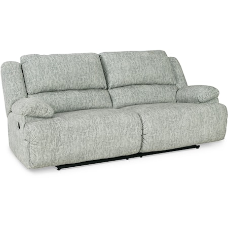 Reclining Sofa in Gray Fabric