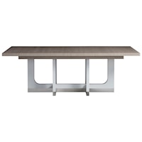 Contemporary Marley Rectangular Dining Table with Modern Trestle