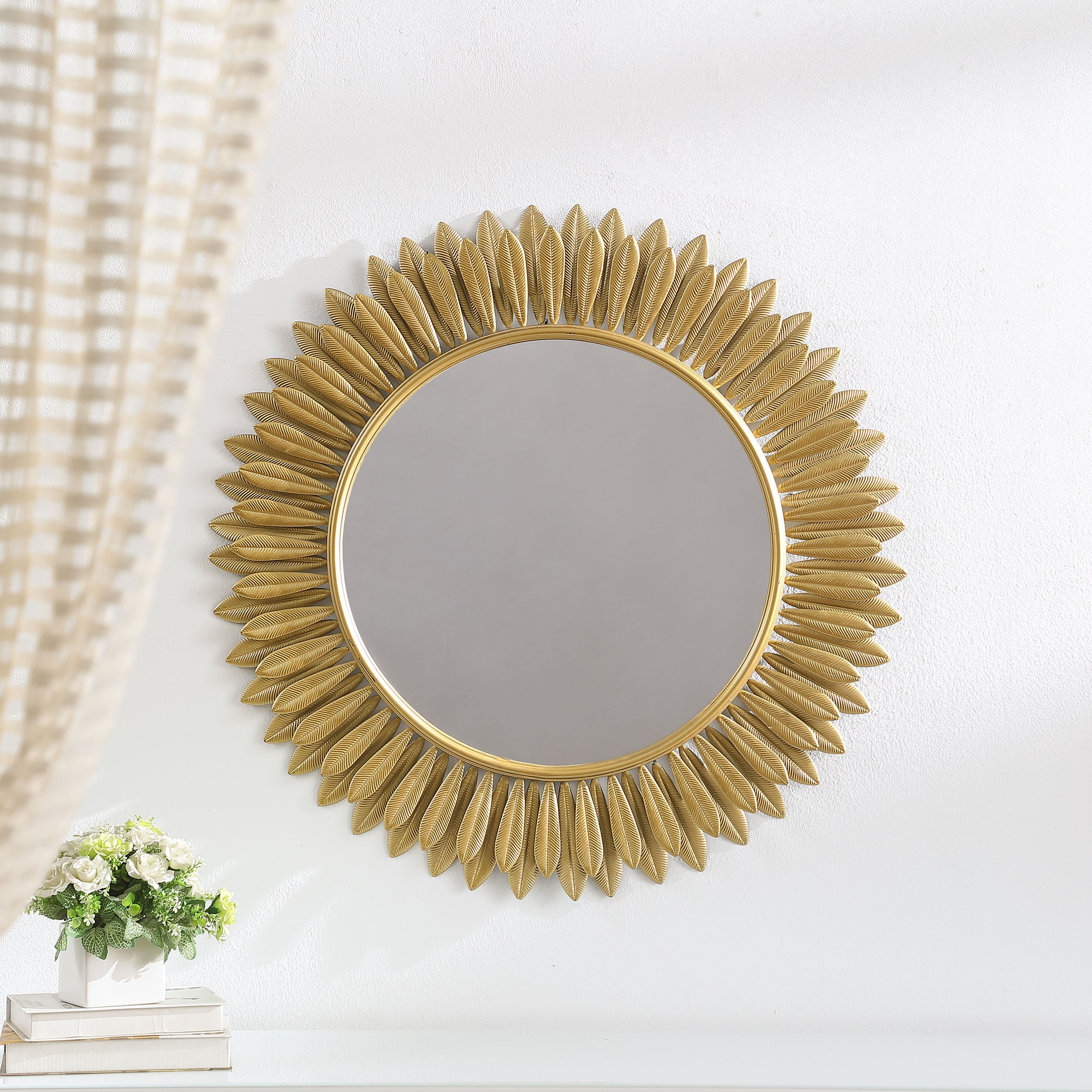 Coaster Tuscany Tuscany 35 x 35 Inch Sunburst Wall Mirror