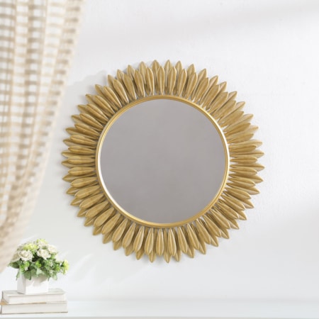 Tuscany 35 x 35 Inch Sunburst Wall Mirror