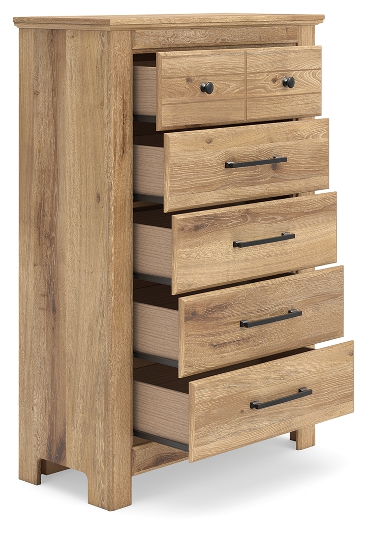 Signature Design by Ashley Makidern Five Drawer Chest