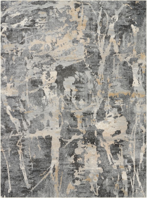 7'10" x 10'6" Grey Rectangle Rug