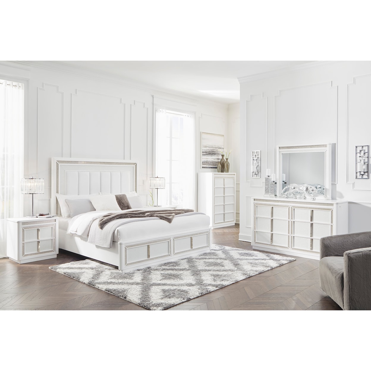 Ashley Furniture Signature Design Chalanna King Bedroom Set