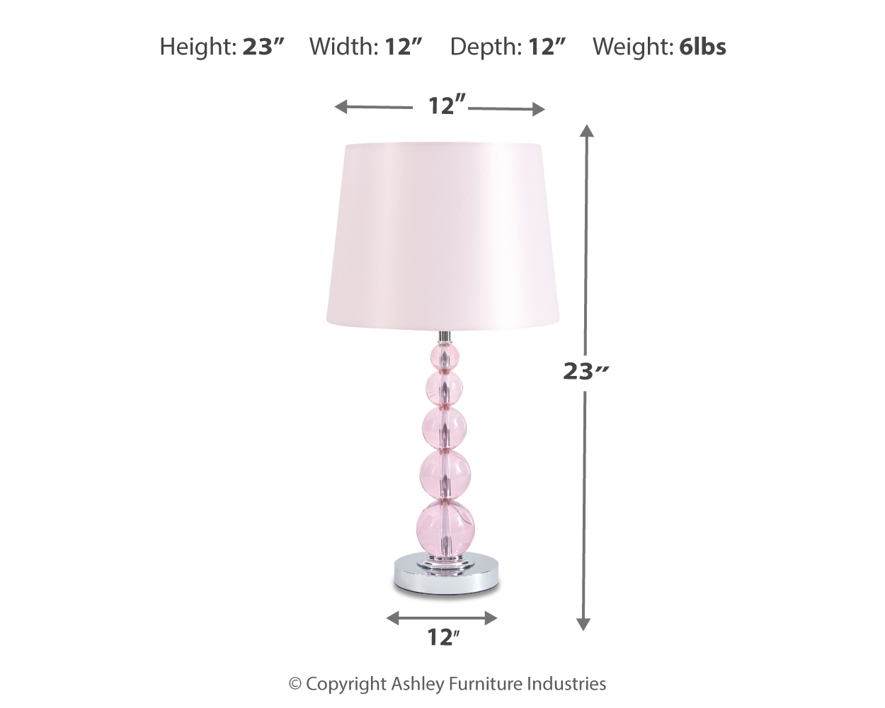 Signature Design Letty Crystal Table Lamp