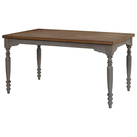 Shabby Chic Dining Table with Rectangular Top