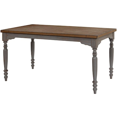 Shabby Chic Dining Table with Rectangular Top