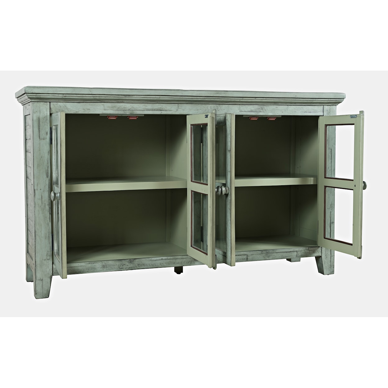 Jofran Rustic Shores 4 Door Low Cabinet