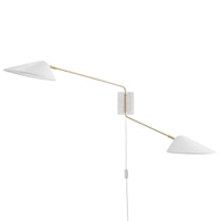 2-Light Swing Arm Wall Sconce