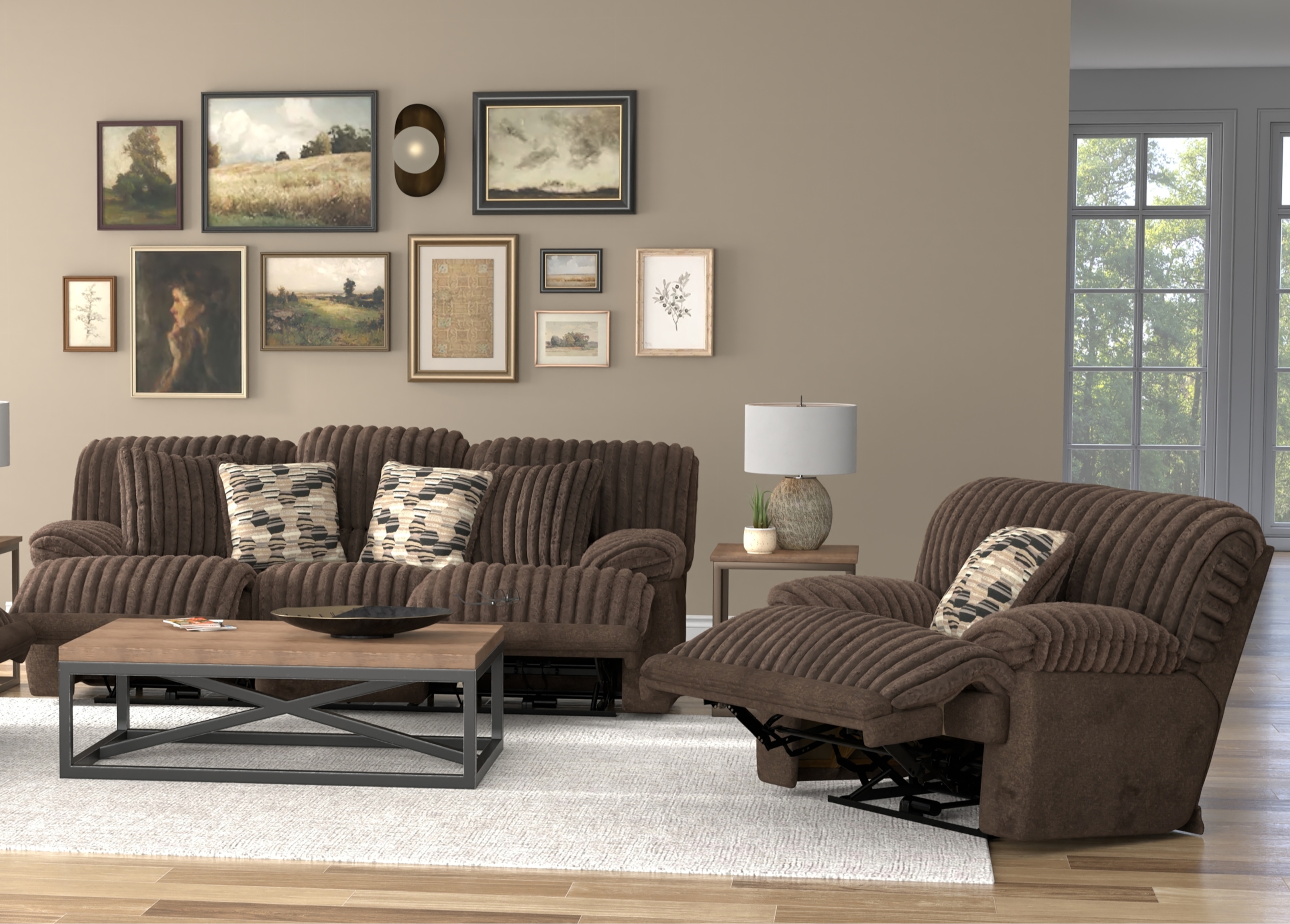 Catnapper Hollifield 2-Piece Power Reclining Living Room Set