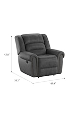 Emerald Baldwin Traditional Gliding Recliner