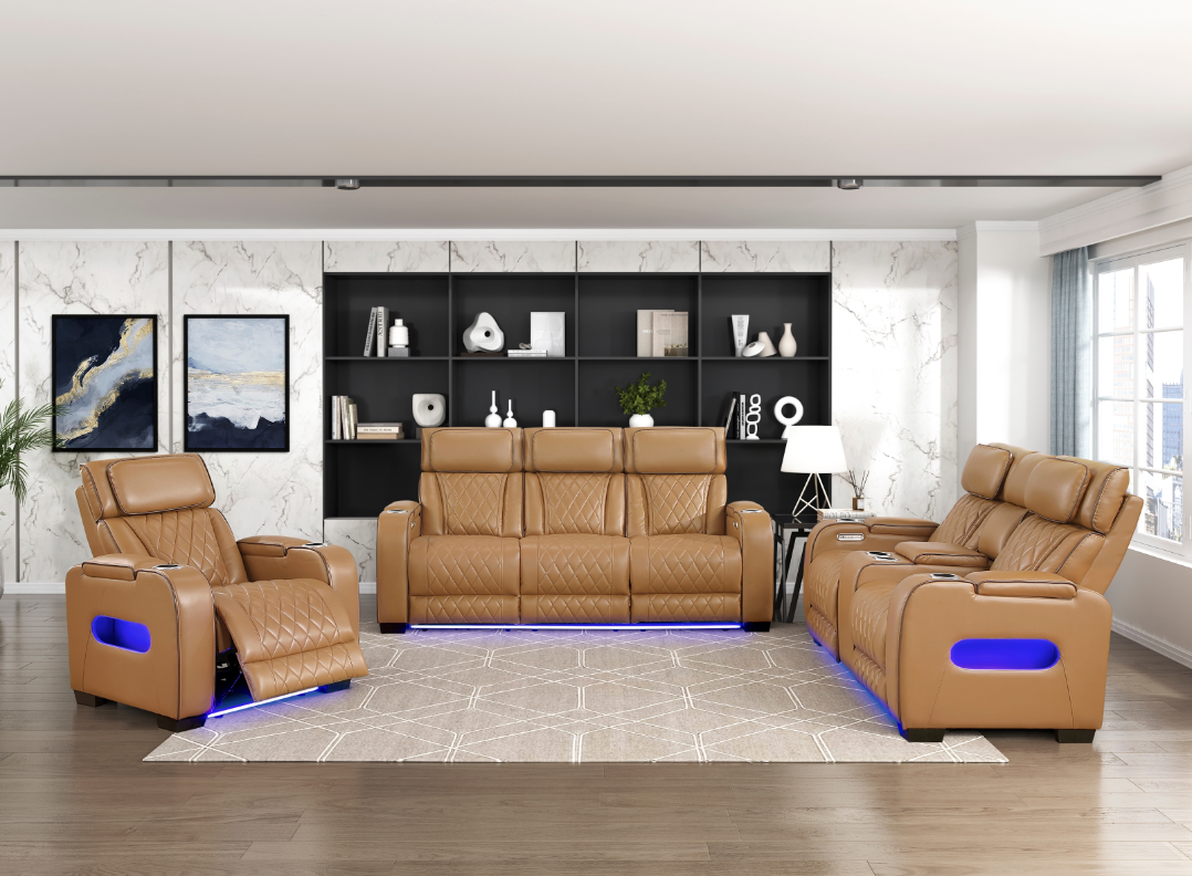 Dual Power Reclining Loveseat