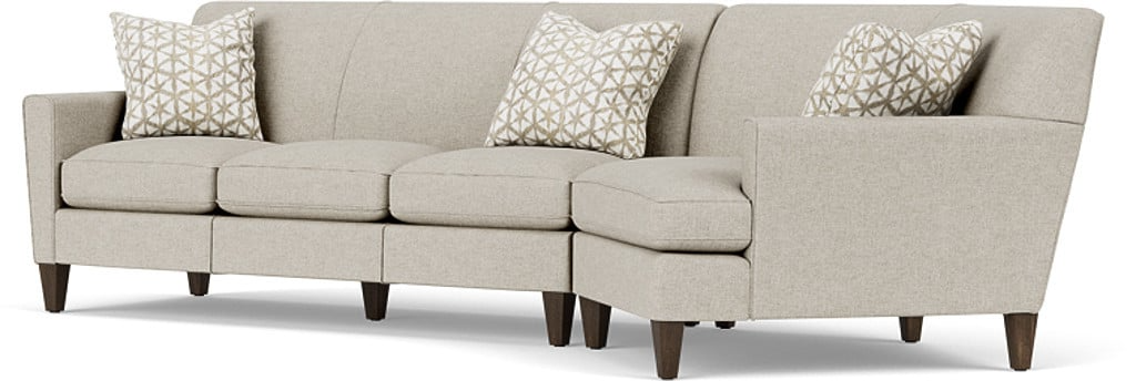 2-Piece Sectional with RAF Angled Chaise