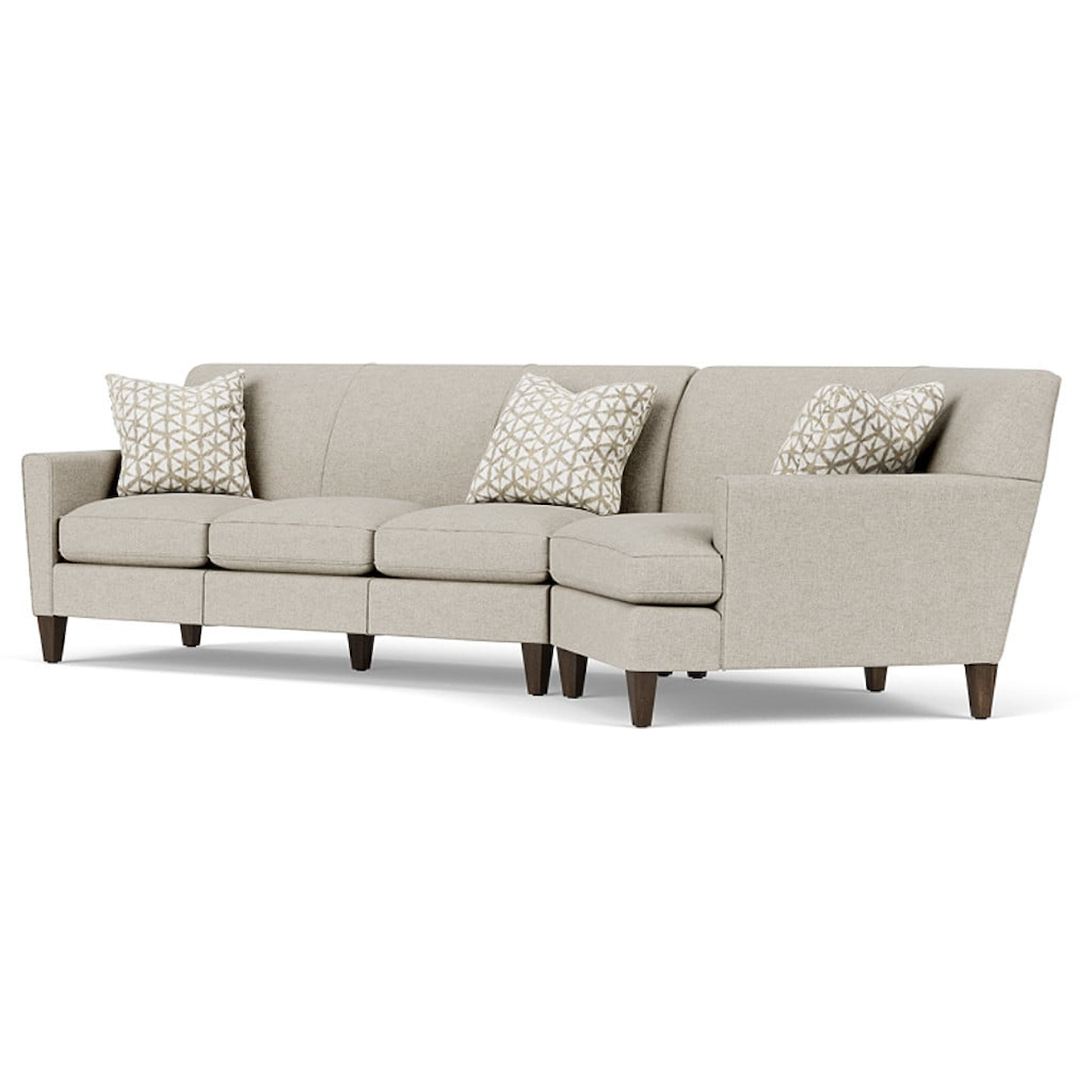 Flexsteel Digby 2-Piece Sectional with RAF Angled Chaise