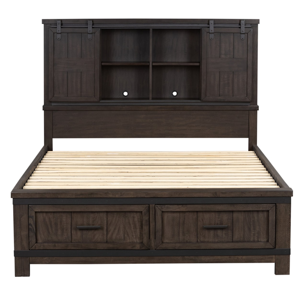 Libby Thornwood Hills 3-Piece King Panel Bookcase Bed Set