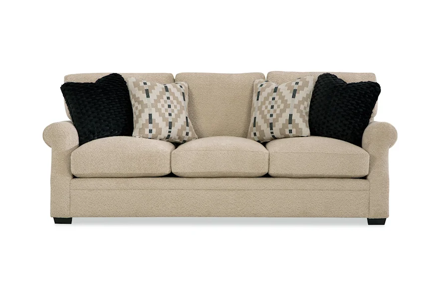 723650BD 93 Inch Sofa by Hickory Craft at Godby Home Furnishings