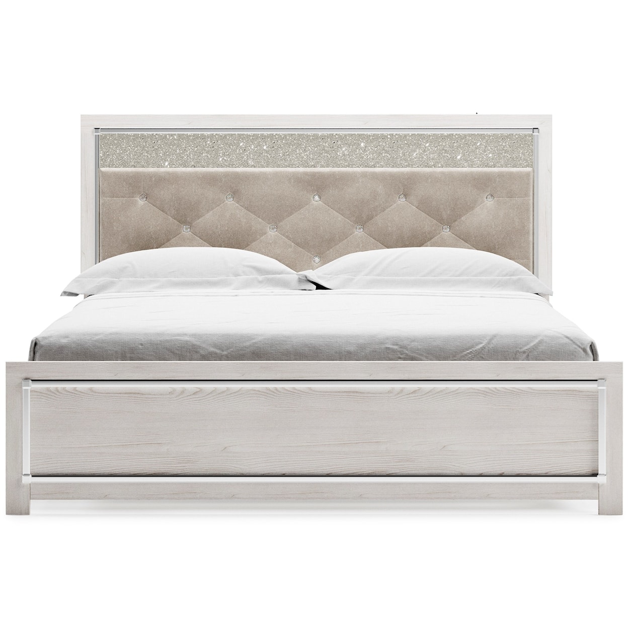 Signature Design by Ashley Altyra King Upholstered Panel Bed