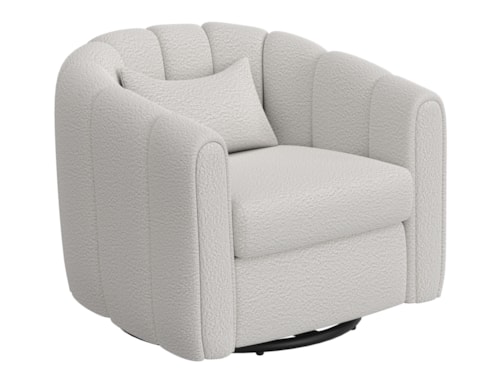 Contemporary Swivel Glider Armchair