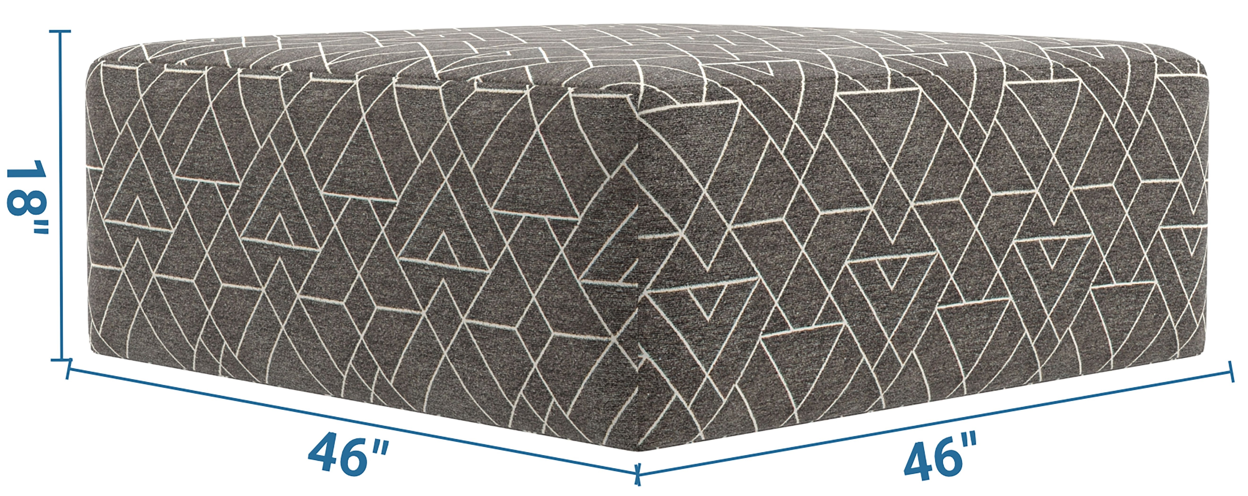 Jackson Furniture Canyon Square Cocktail Ottoman