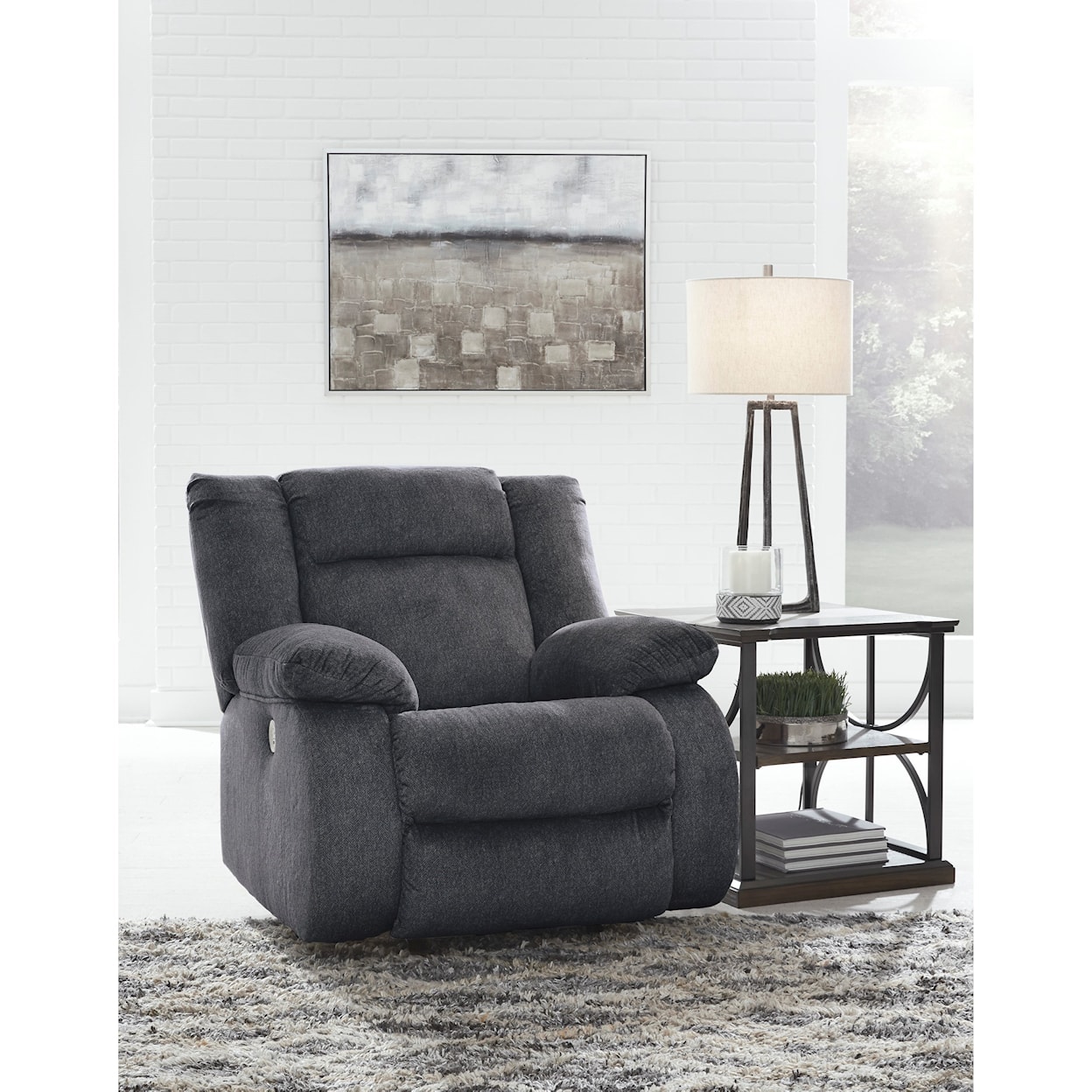 Signature Design by Ashley Furniture Burkner Power Rocker Recliner